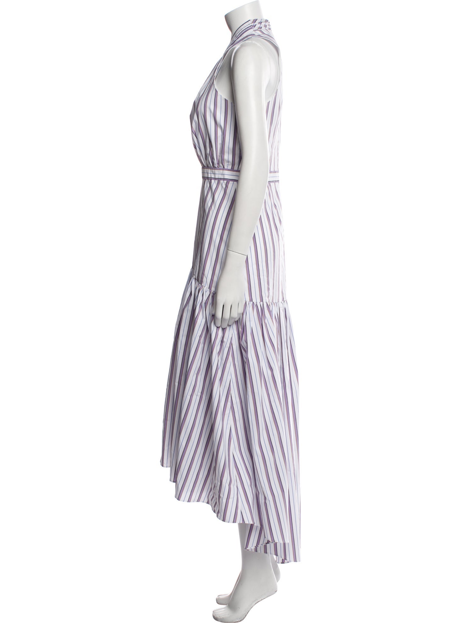 Veronica Beard Striped Long Dress