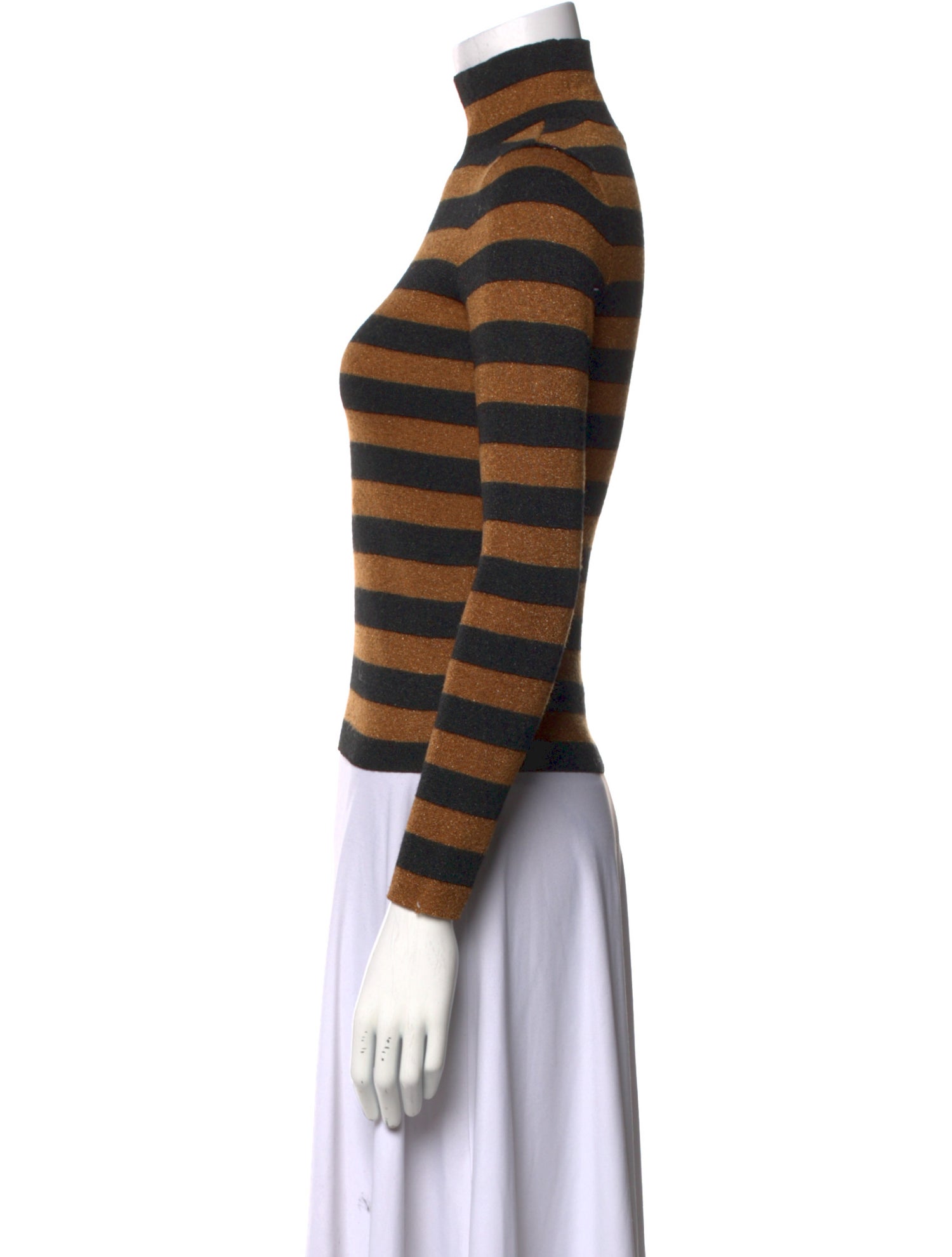 Veronica Beard Wool Striped Top