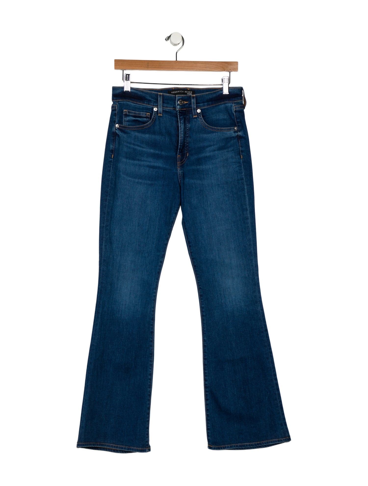 Veronica Beard High-Rise Wide Leg Jeans