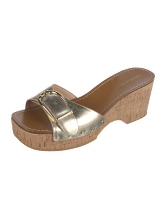 Veronica Beard Leather Slides