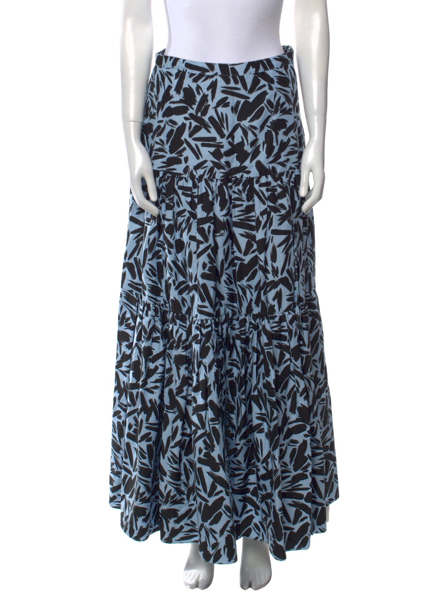 Veronica Beard Printed Midi Length Skirt