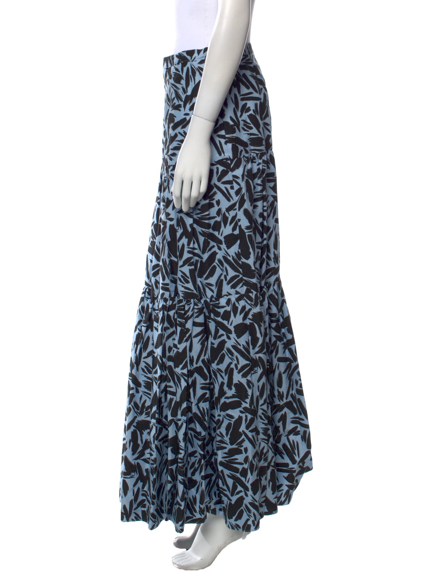 Veronica Beard Printed Midi Length Skirt