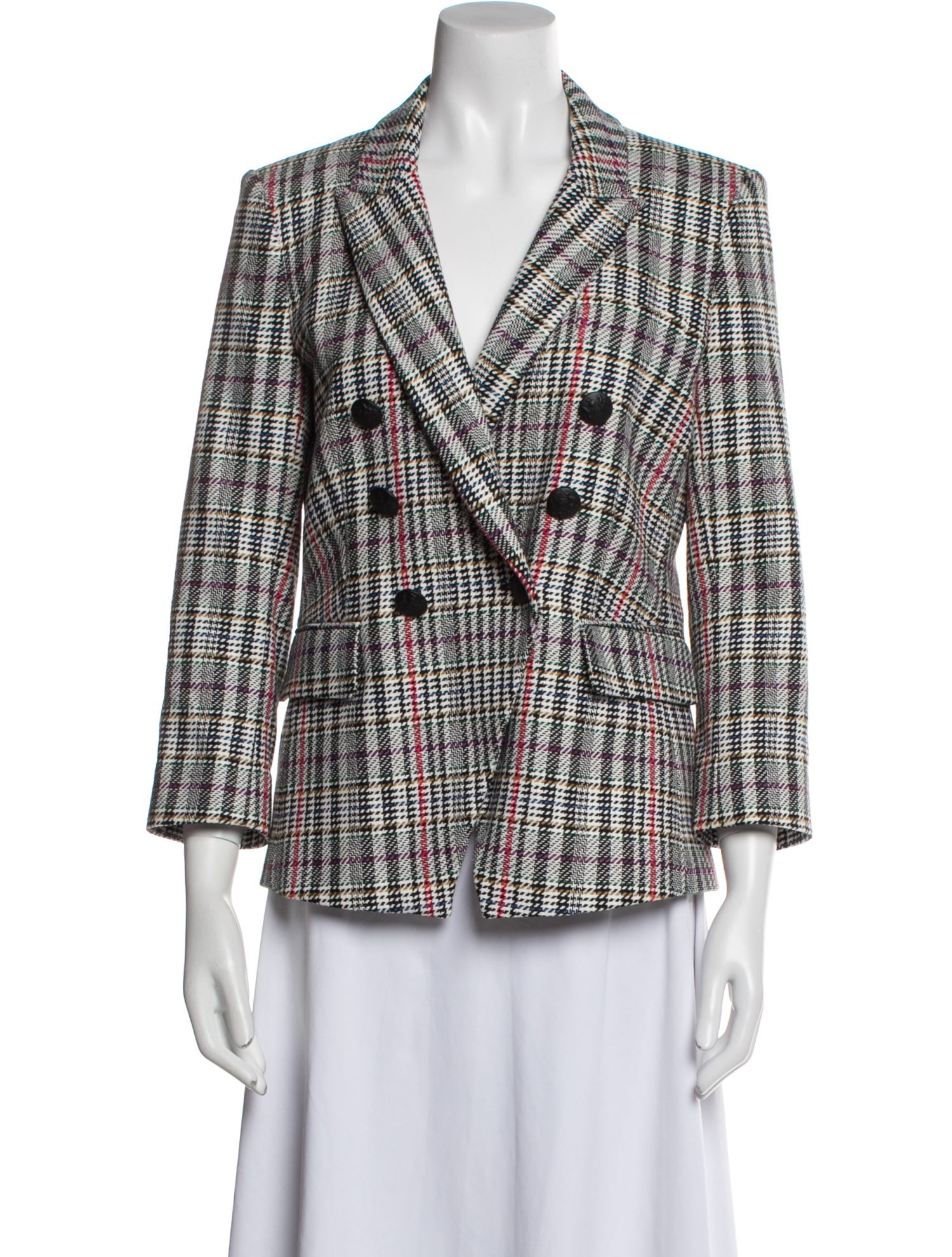 Veronica Beard Houndstooth Print Blazer