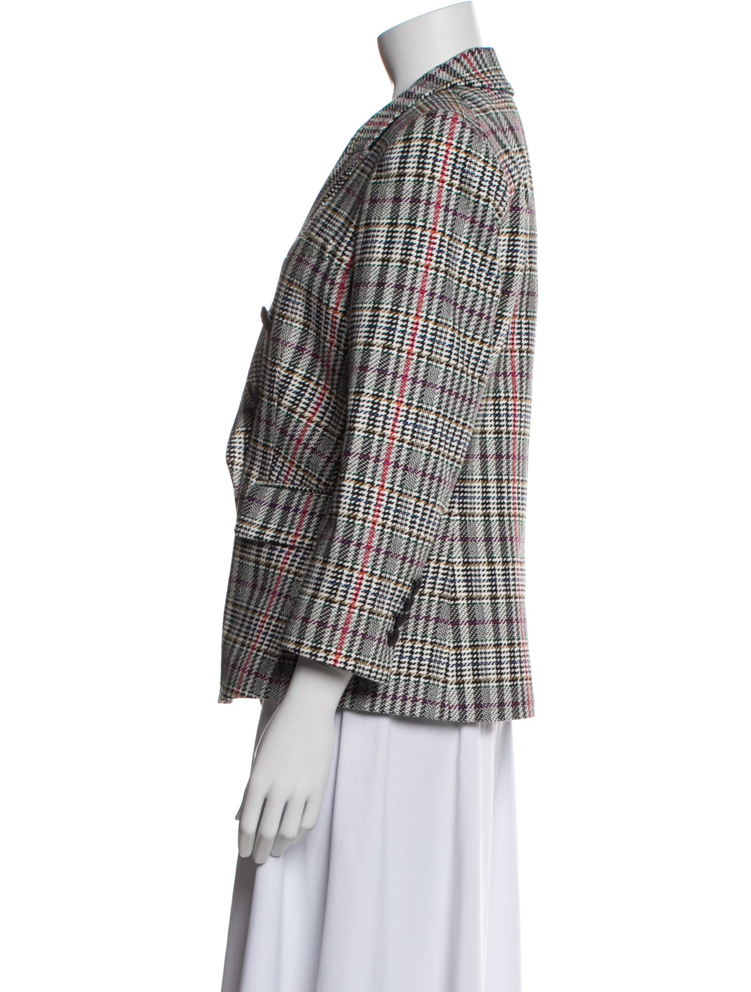 Veronica Beard Houndstooth Print Blazer