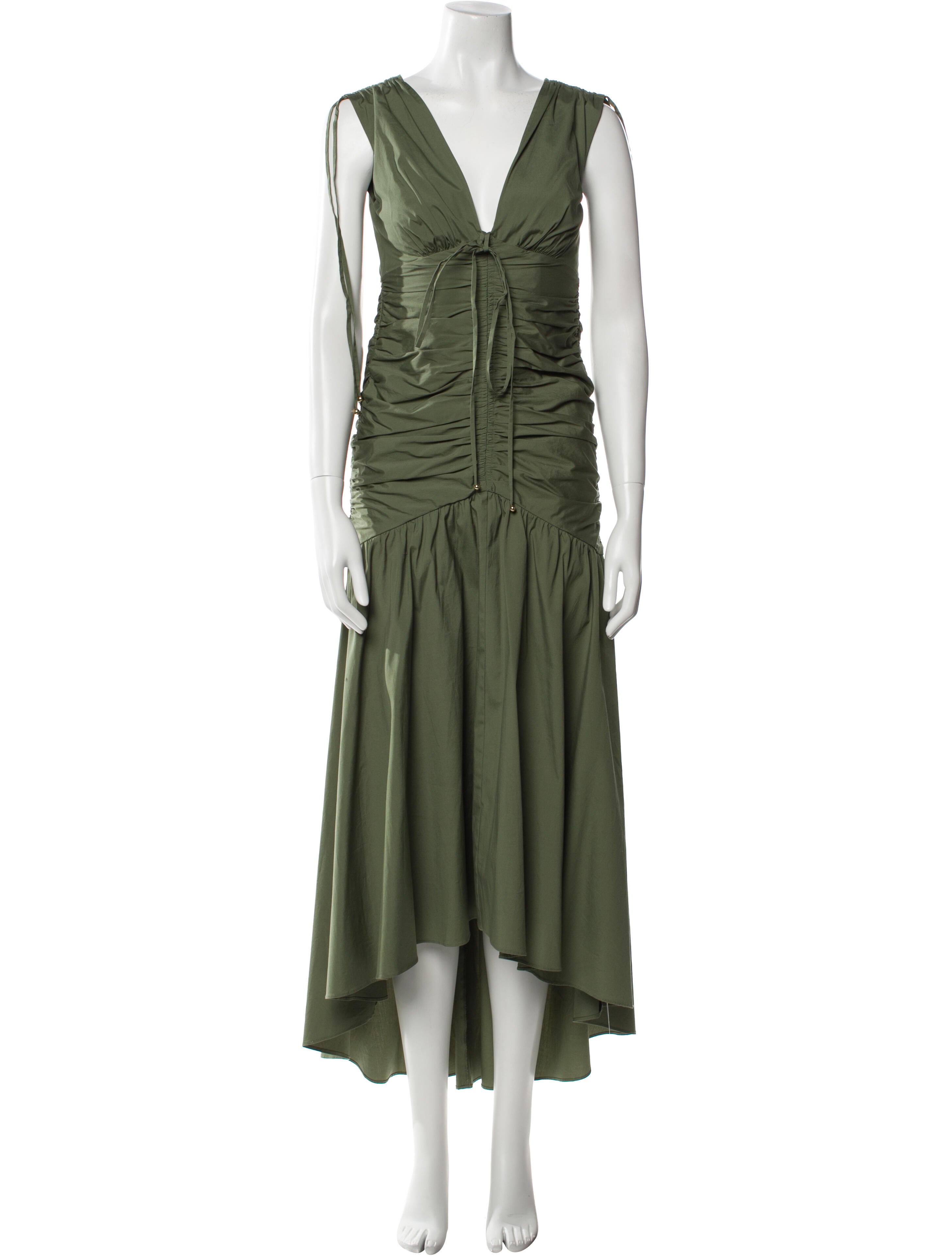 Veronica Beard V-Neck Long Dress