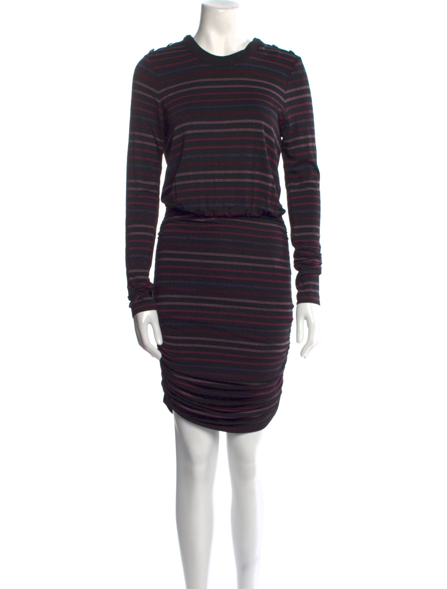 Veronica Beard Striped Knee-Length Dress