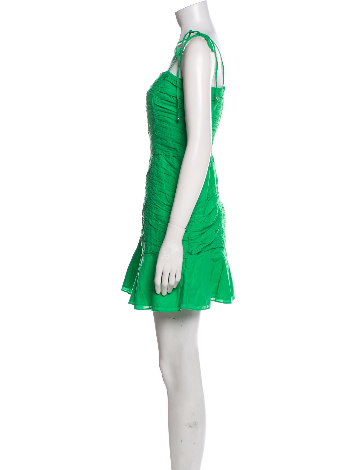 Veronica Beard Square Neckline Knee-Length Dress