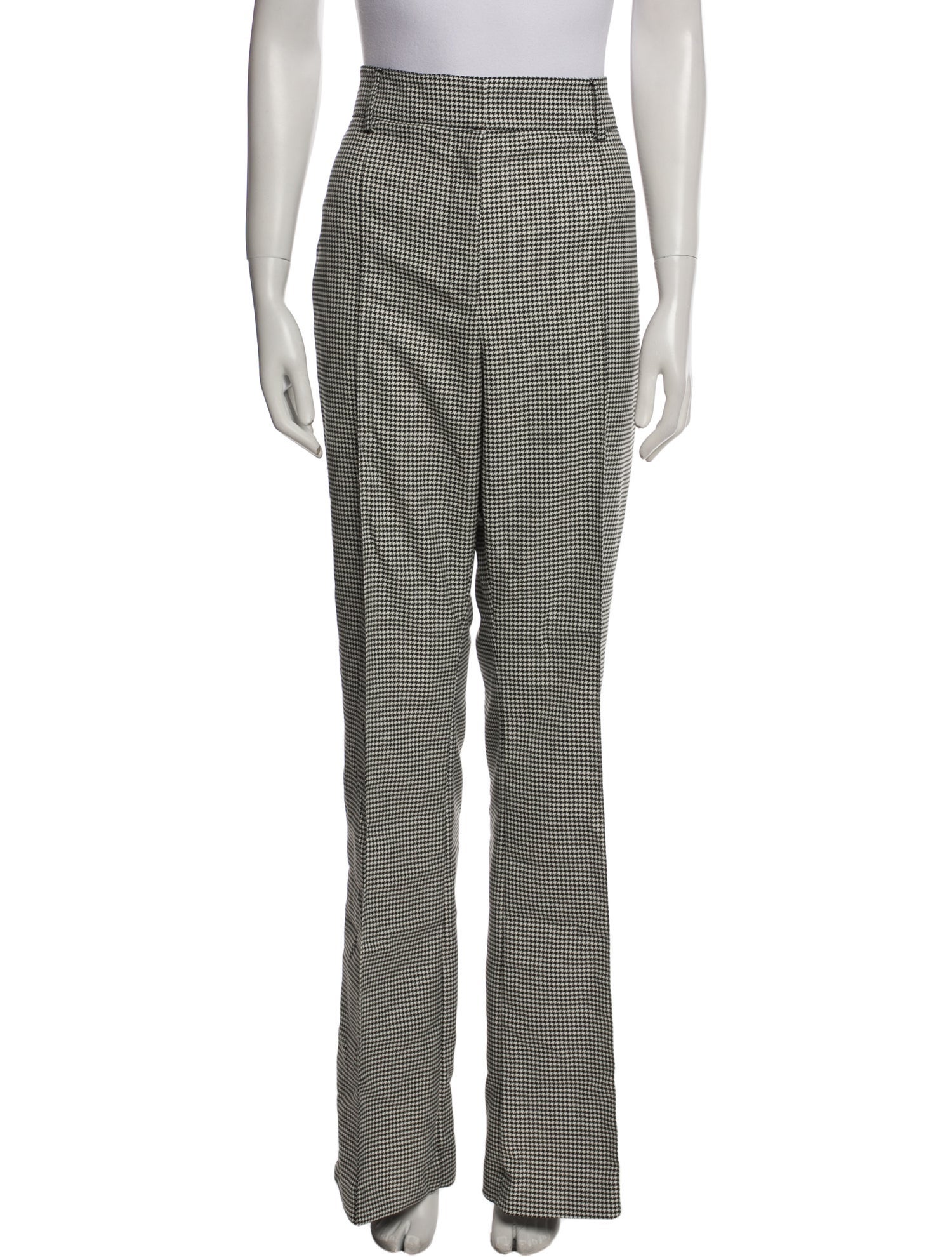 Veronica Beard Houndstooth Print Wide Leg Pants w/ Tags