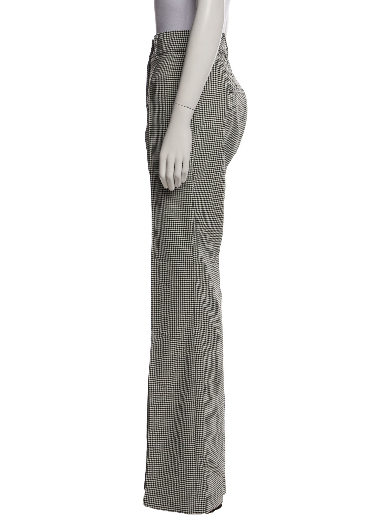 Veronica Beard Houndstooth Print Wide Leg Pants w/ Tags