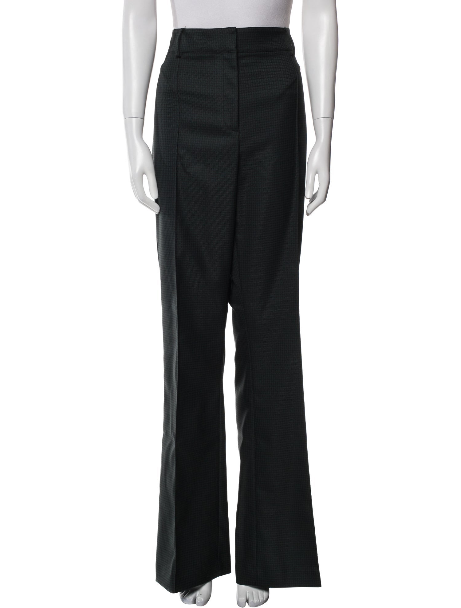 Veronica Beard Houndstooth Print Wide Leg Pants w/ Tags