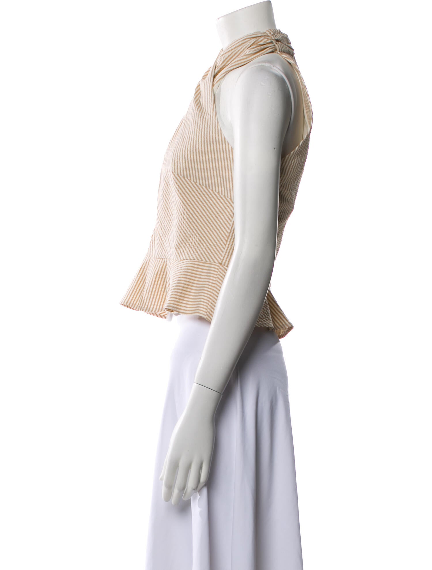 Veronica Beard Mock Neck Sleeveless Crop Top w/ Tags