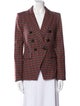 Veronica Beard Plaid Print Blazer