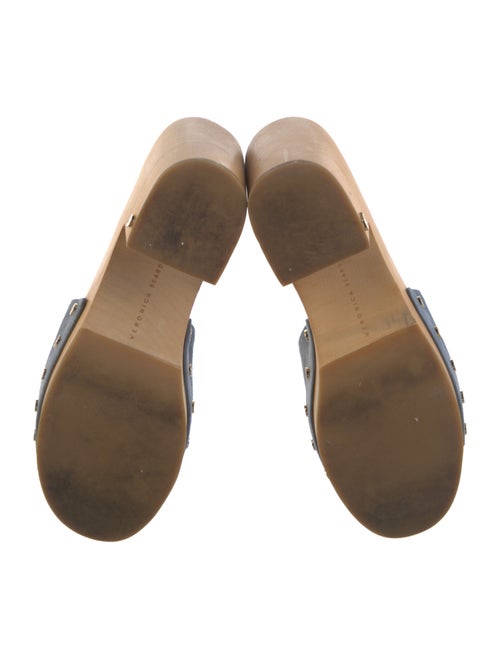 Veronica Beard Suede Studded Accents Slides