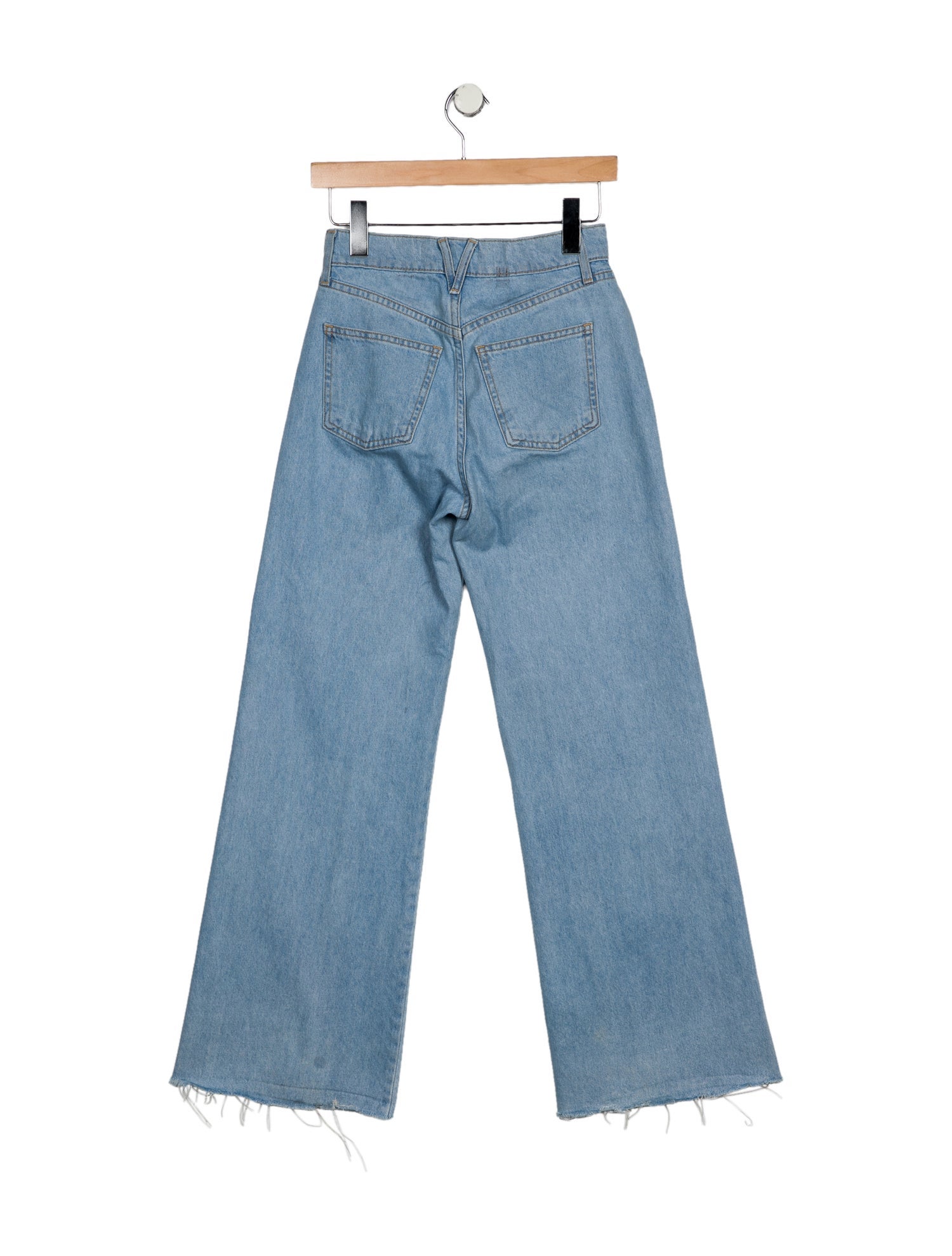 Veronica Beard High-Rise Wide Leg Jeans