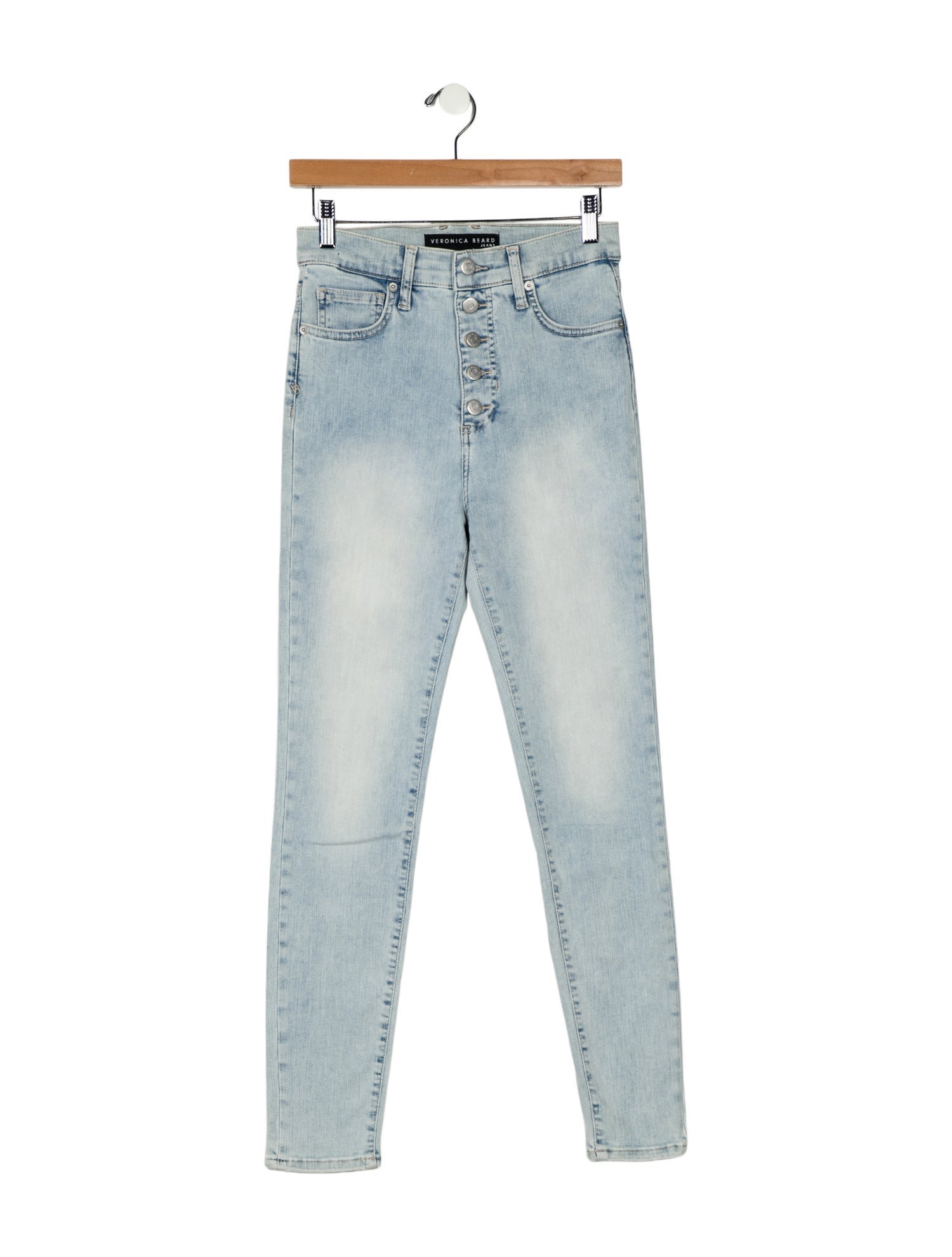 Veronica Beard High-Rise Skinny Leg Jeans