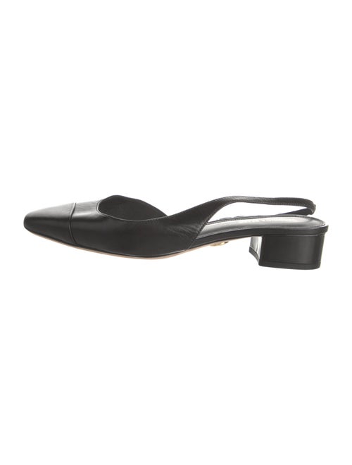 Veronica Beard Leather Slingback Flats