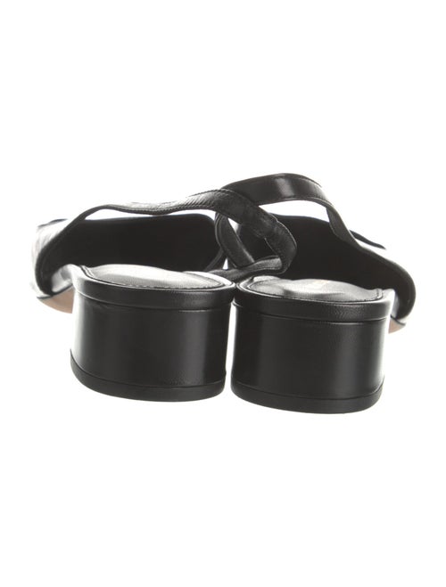 Veronica Beard Leather Slingback Flats