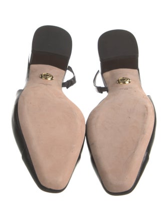 Veronica Beard Leather Slingback Flats