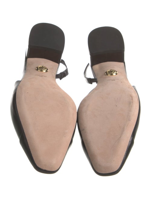 Veronica Beard Leather Slingback Flats