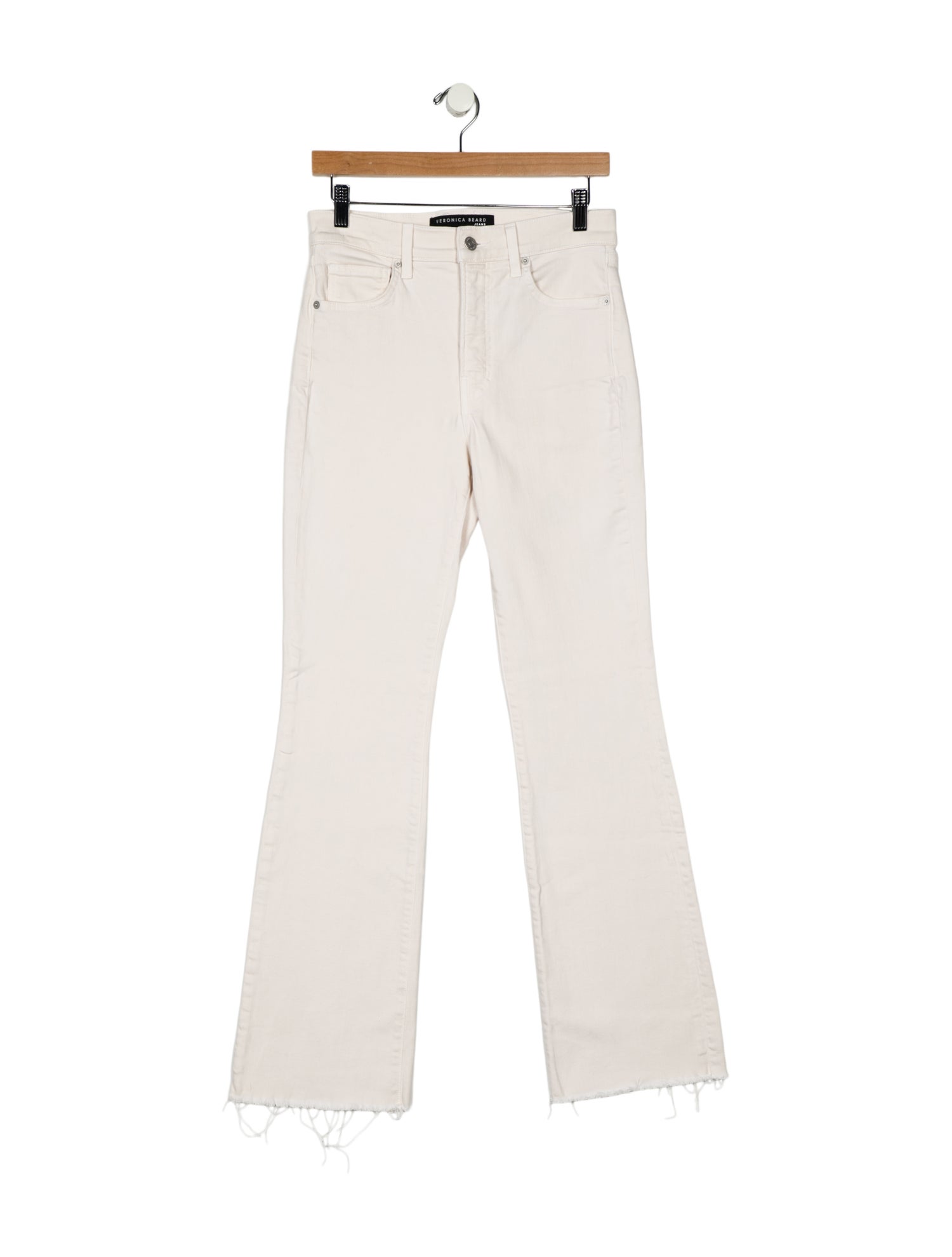 Veronica Beard High-Rise Straight Leg Jeans