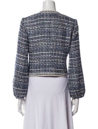 Veronica Beard Tweed Pattern Evening Jacket