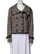 Veronica Beard Houndstooth Print Evening Jacket