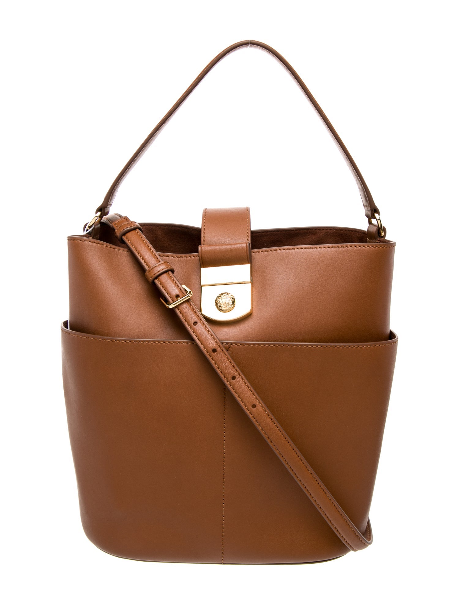 Veronica Beard Leather Bucket Bag w/ Tags