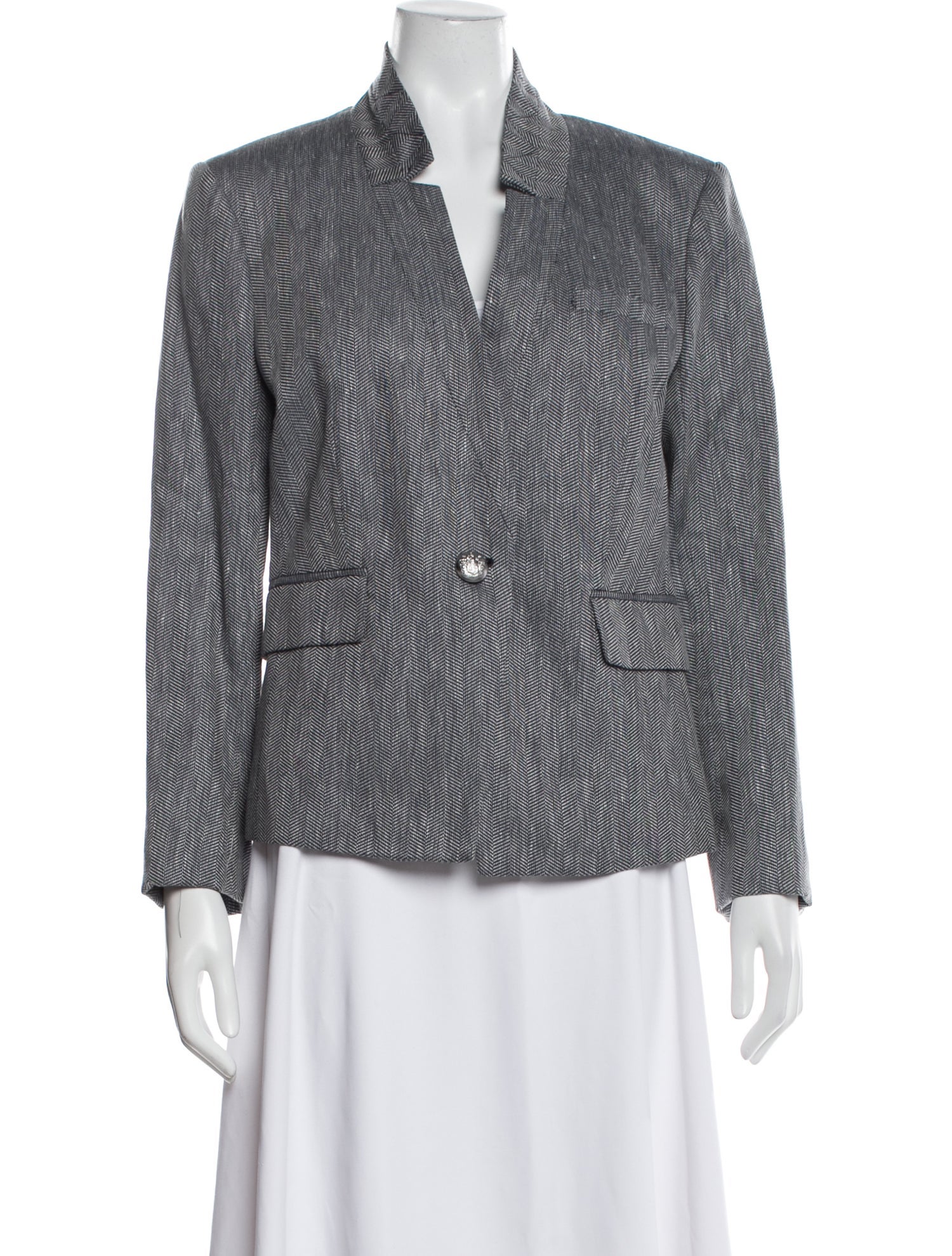 Veronica Beard Linen Striped Blazer w/ Tags