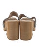 Veronica Beard Suede Studded Accents Slides