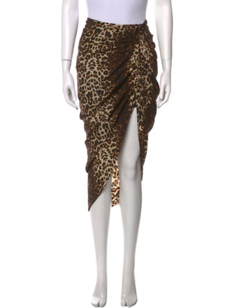 Veronica Beard Silk Midi Length Skirt