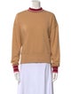 Veronica Beard Mock Neck Long Sleeve Sweatshirt