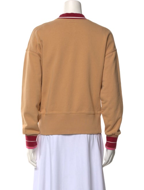 Veronica Beard Mock Neck Long Sleeve Sweatshirt