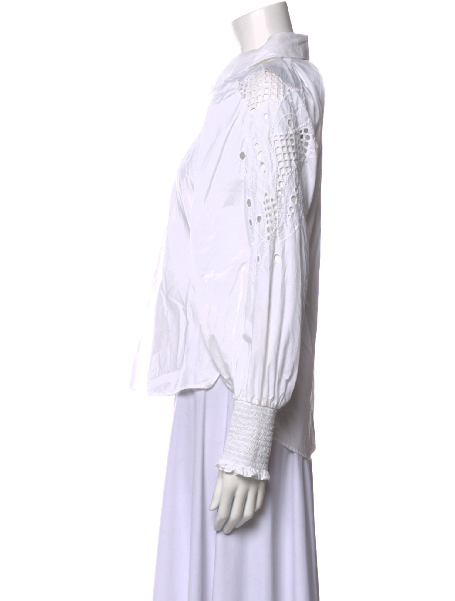 Veronica Beard Long Sleeve Button-Up Top