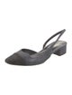 Veronica Beard Denim Slingback Flats