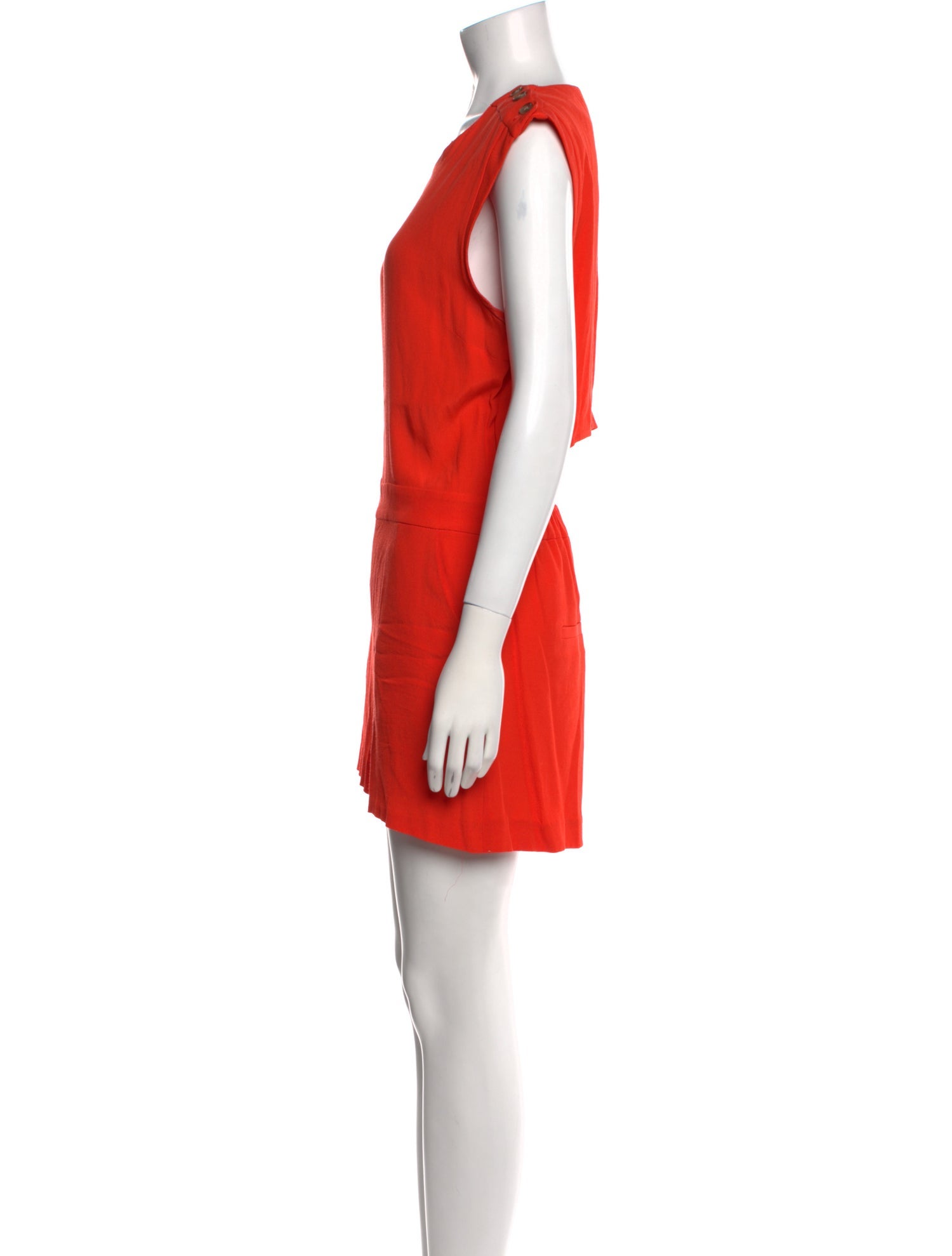 Veronica Beard Crew Neck Romper