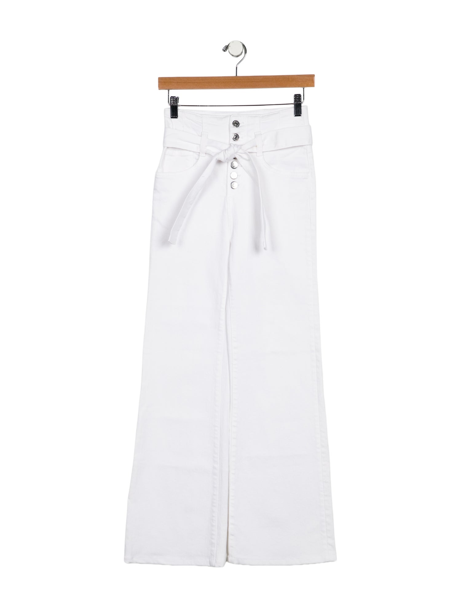 Veronica Beard High-Rise Wide Leg Jeans