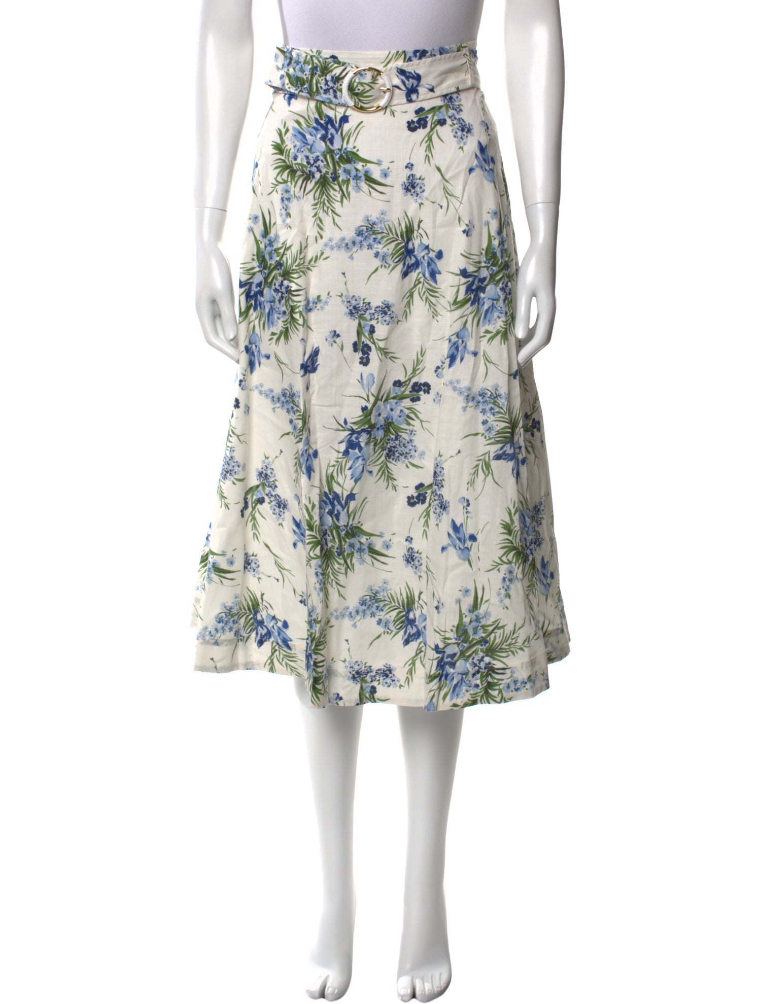 Veronica Beard Floral Print Midi Length Skirt w/ Tags