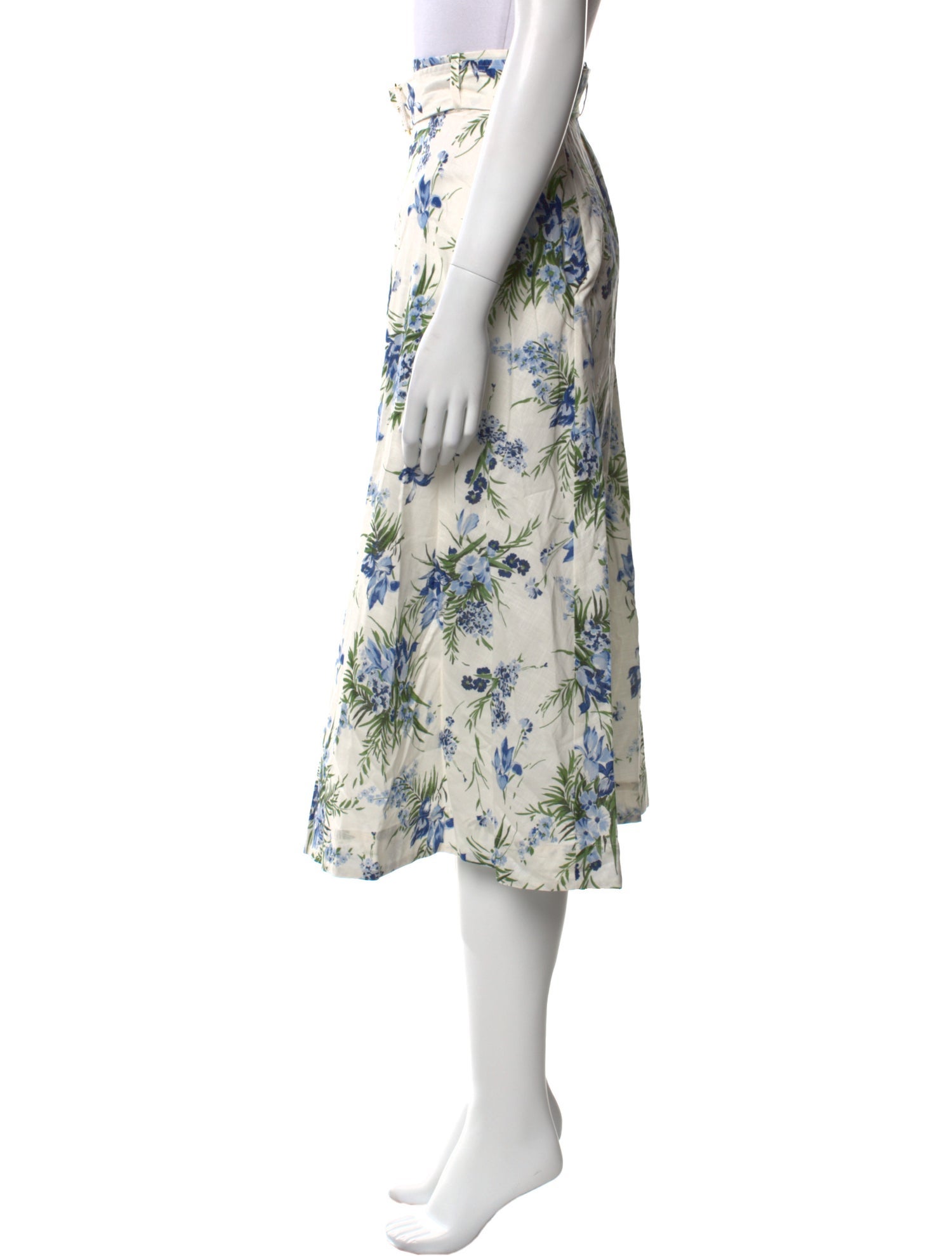 Veronica Beard Floral Print Midi Length Skirt w/ Tags