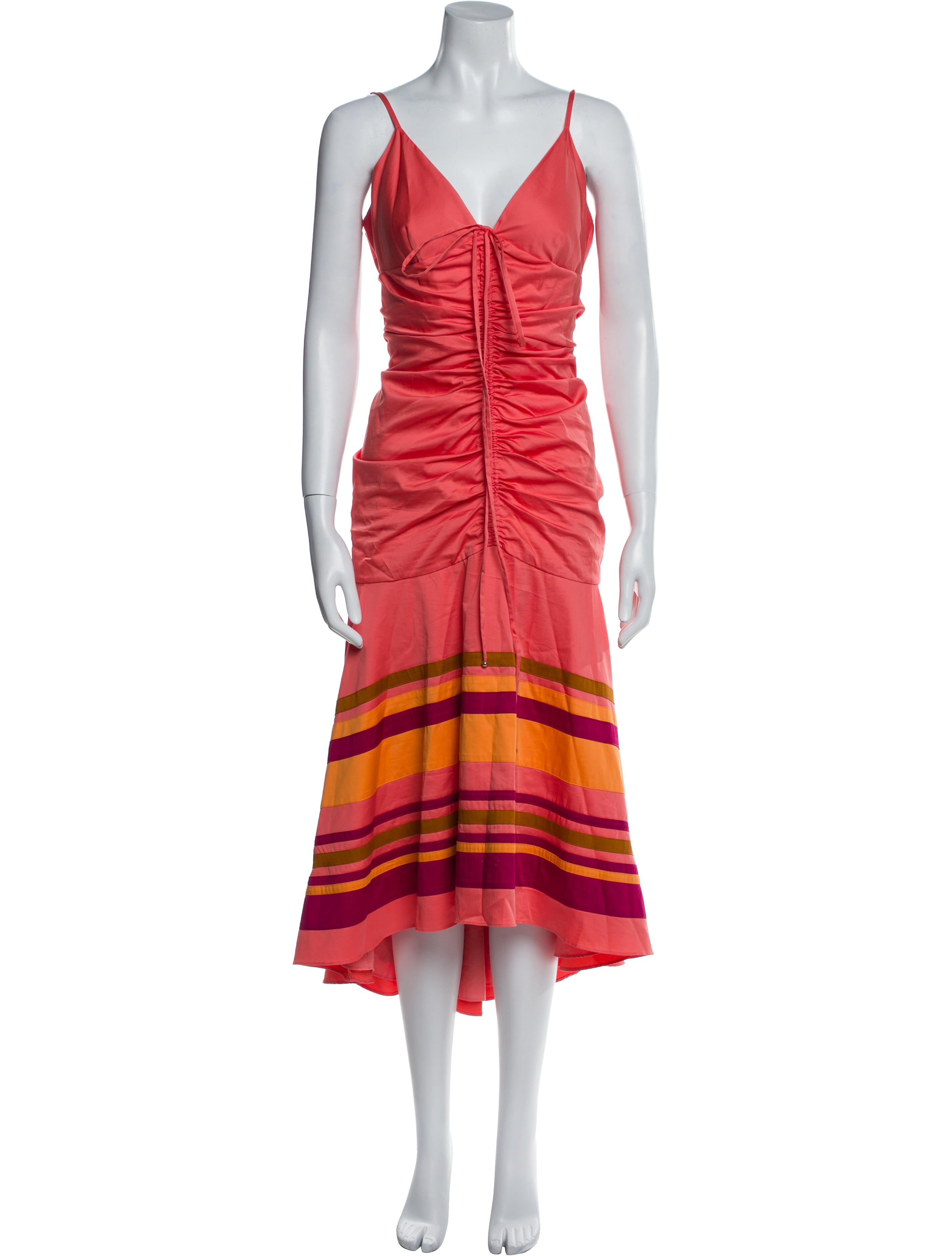 Veronica Beard V-Neck Long Dress