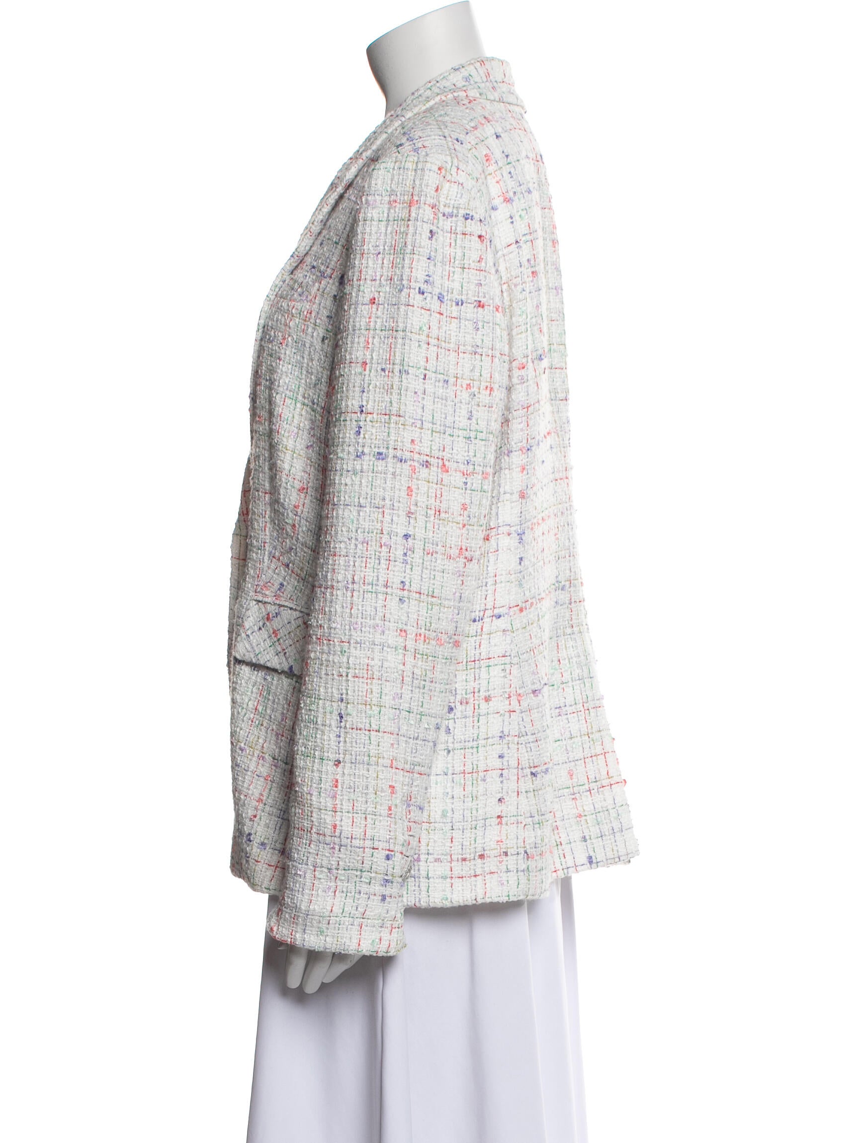 Veronica Beard Tweed Pattern Blazer