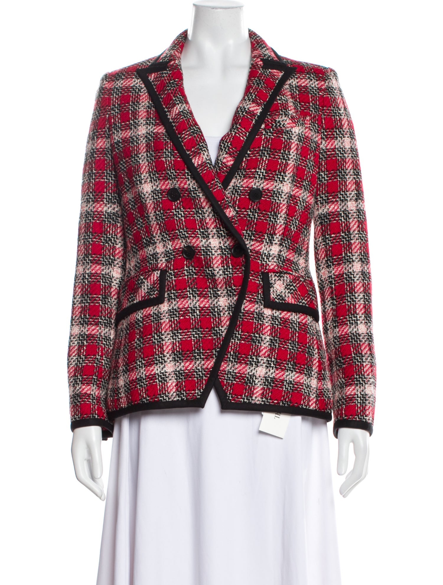 Veronica Beard Plaid Print Blazer w/ Tags