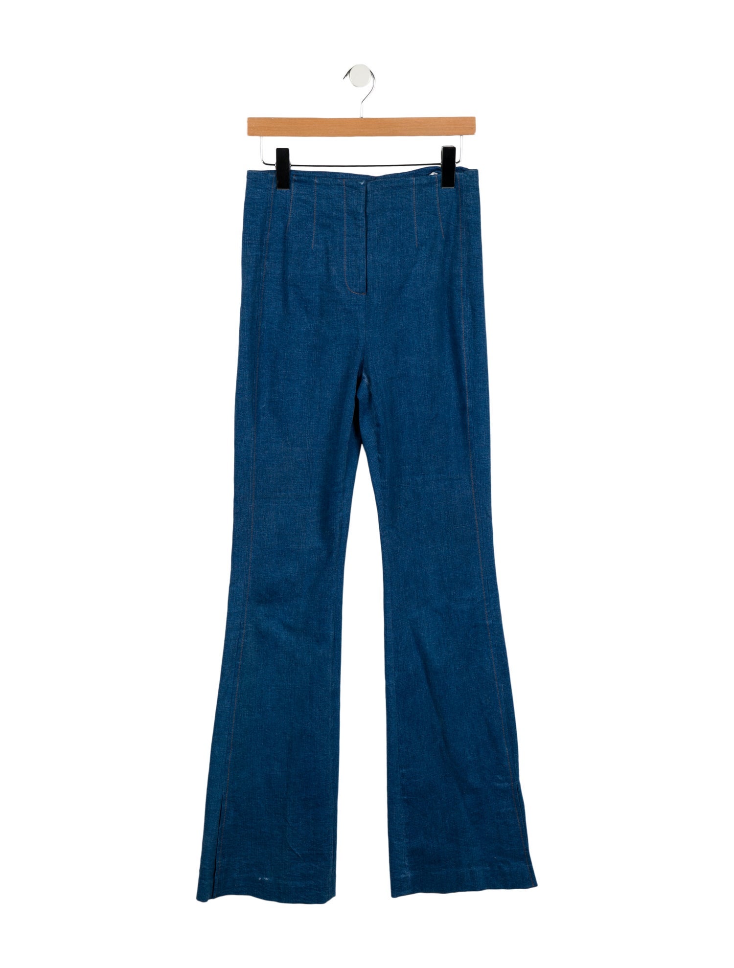 Veronica Beard High-Rise Wide Leg Jeans
