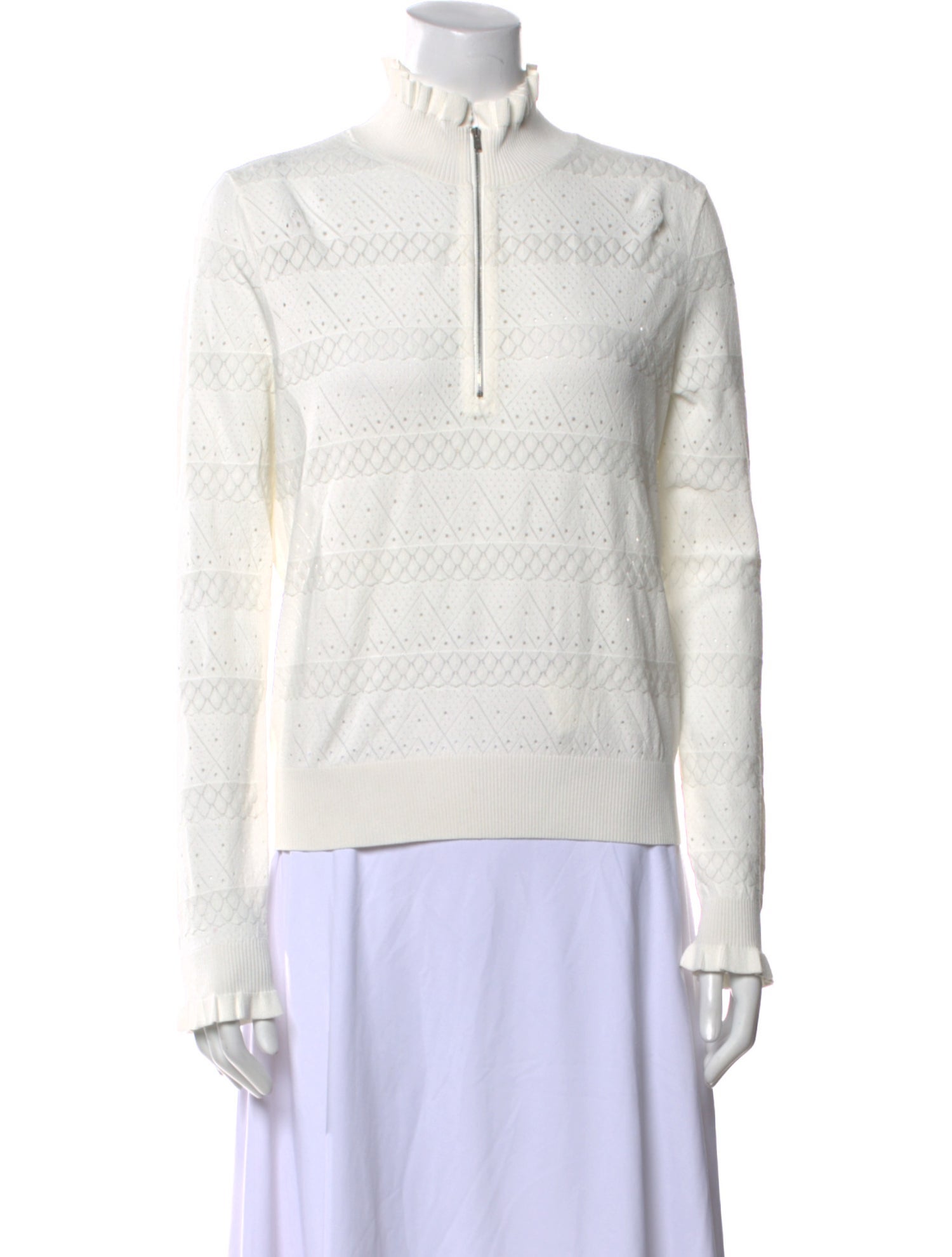 Veronica Beard Mock Neck Sweater