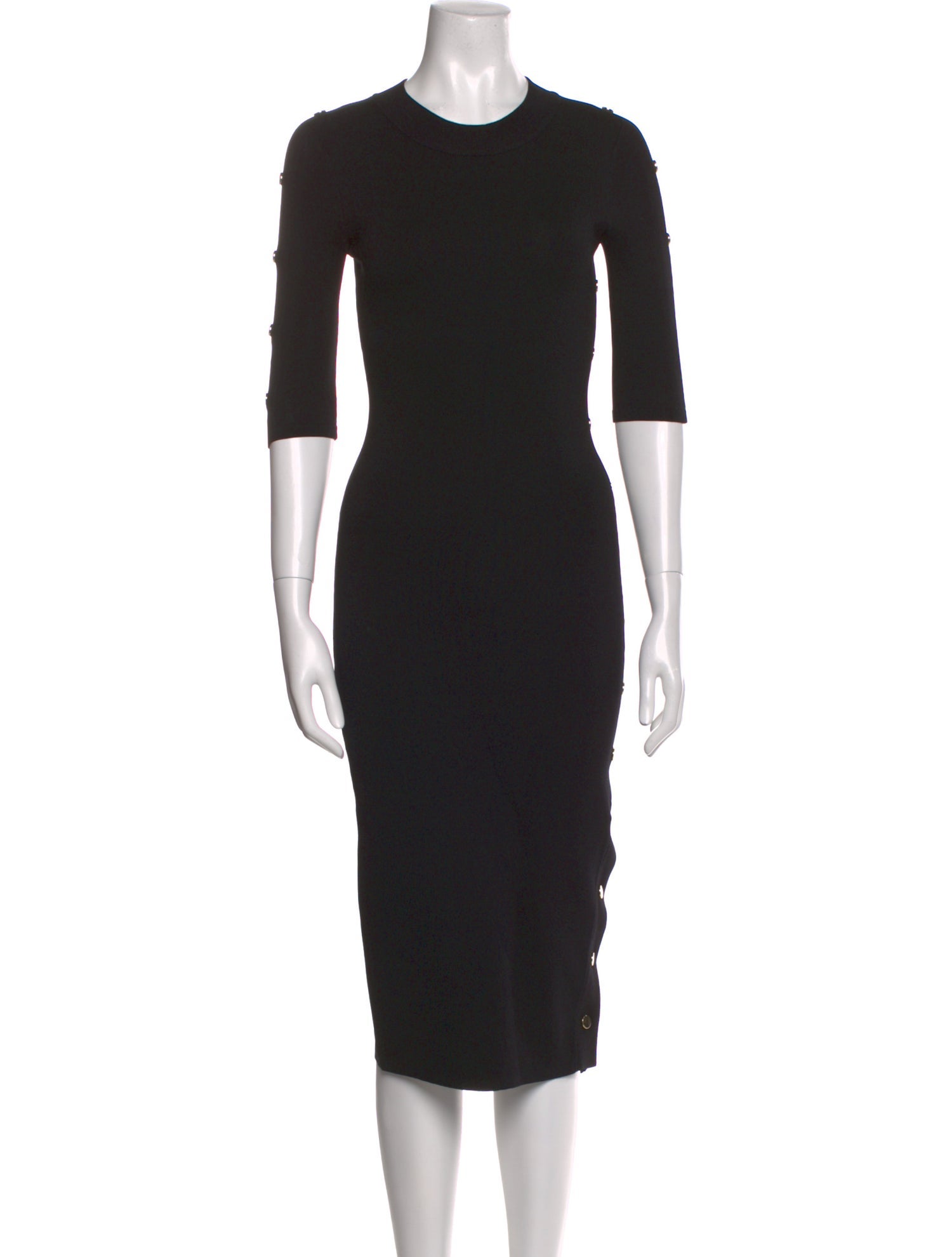 Veronica Beard Crew Neck Midi Length Dress