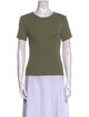 Veronica Beard Scoop Neck Short Sleeve T-Shirt