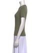 Veronica Beard Scoop Neck Short Sleeve T-Shirt