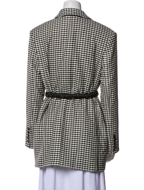 Veronica Beard Houndstooth Print Peacoat