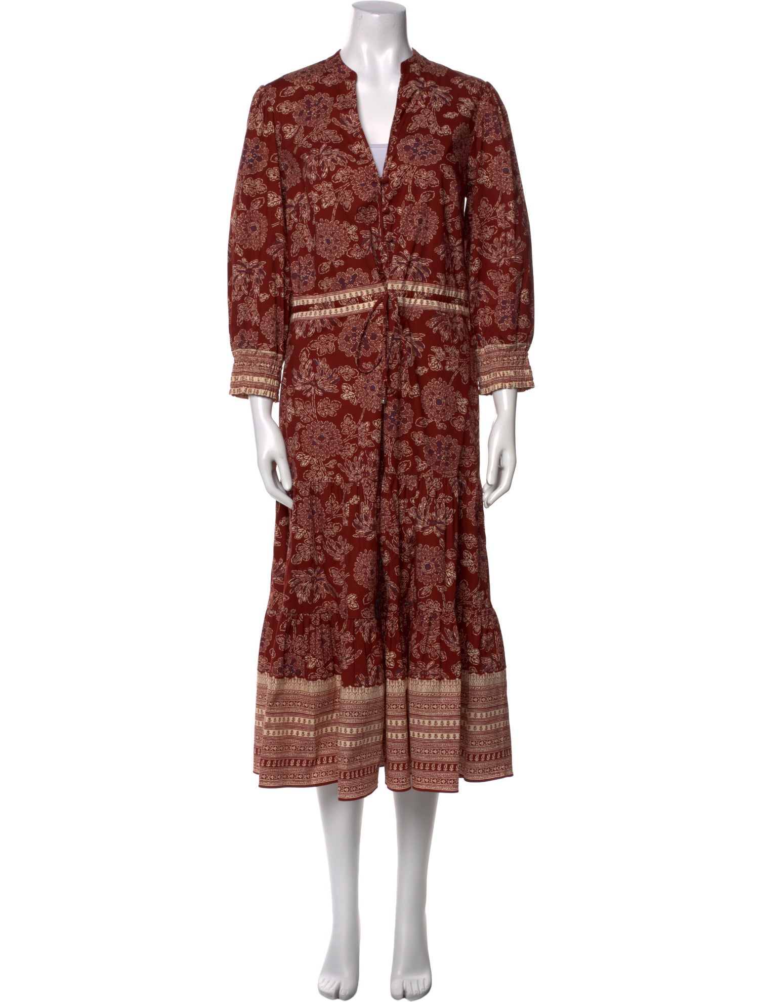 Veronica Beard Printed Long Dress