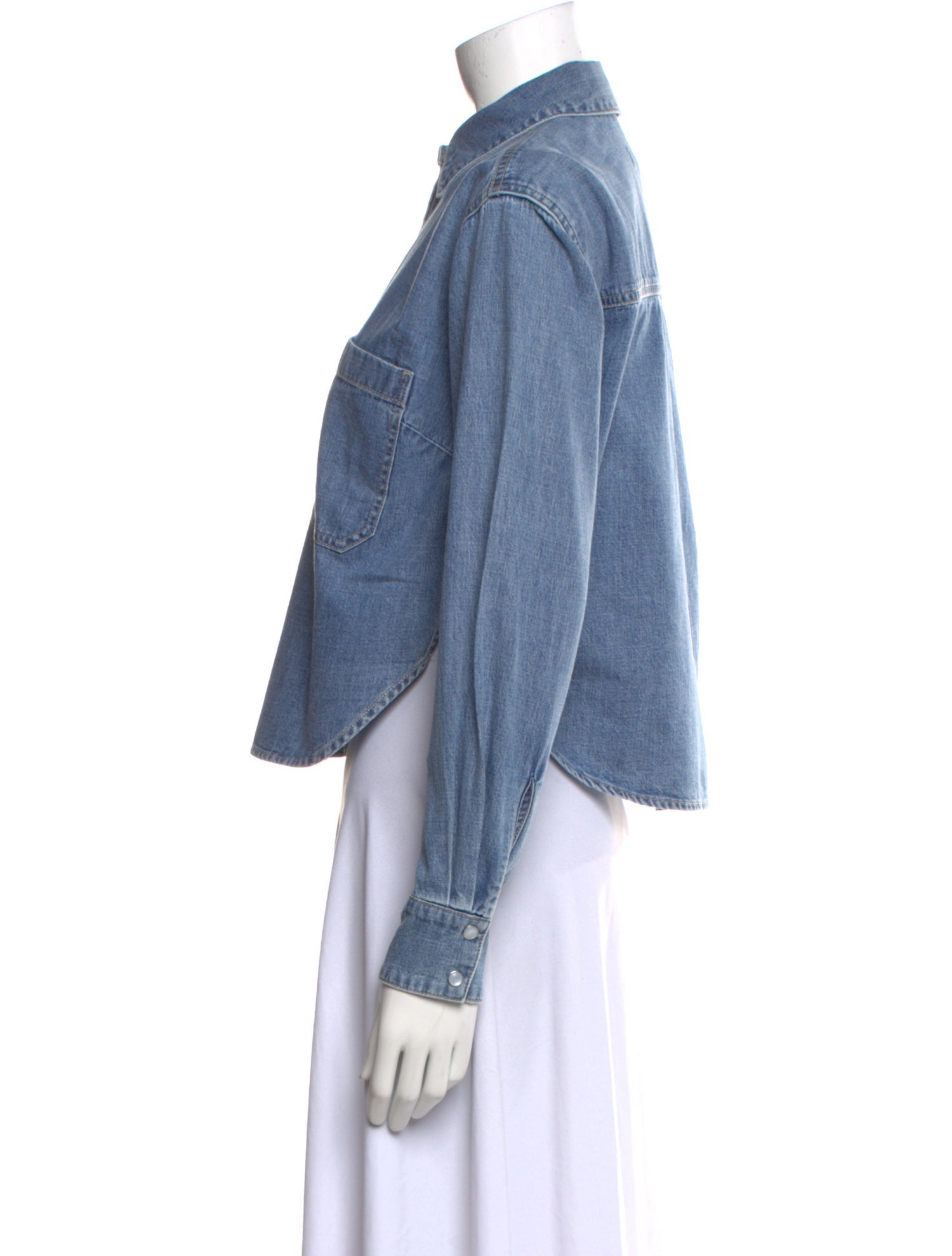 Veronica Beard Long Sleeve Button-Up Top