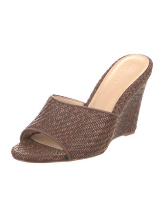 Veronica Beard Leather Slides